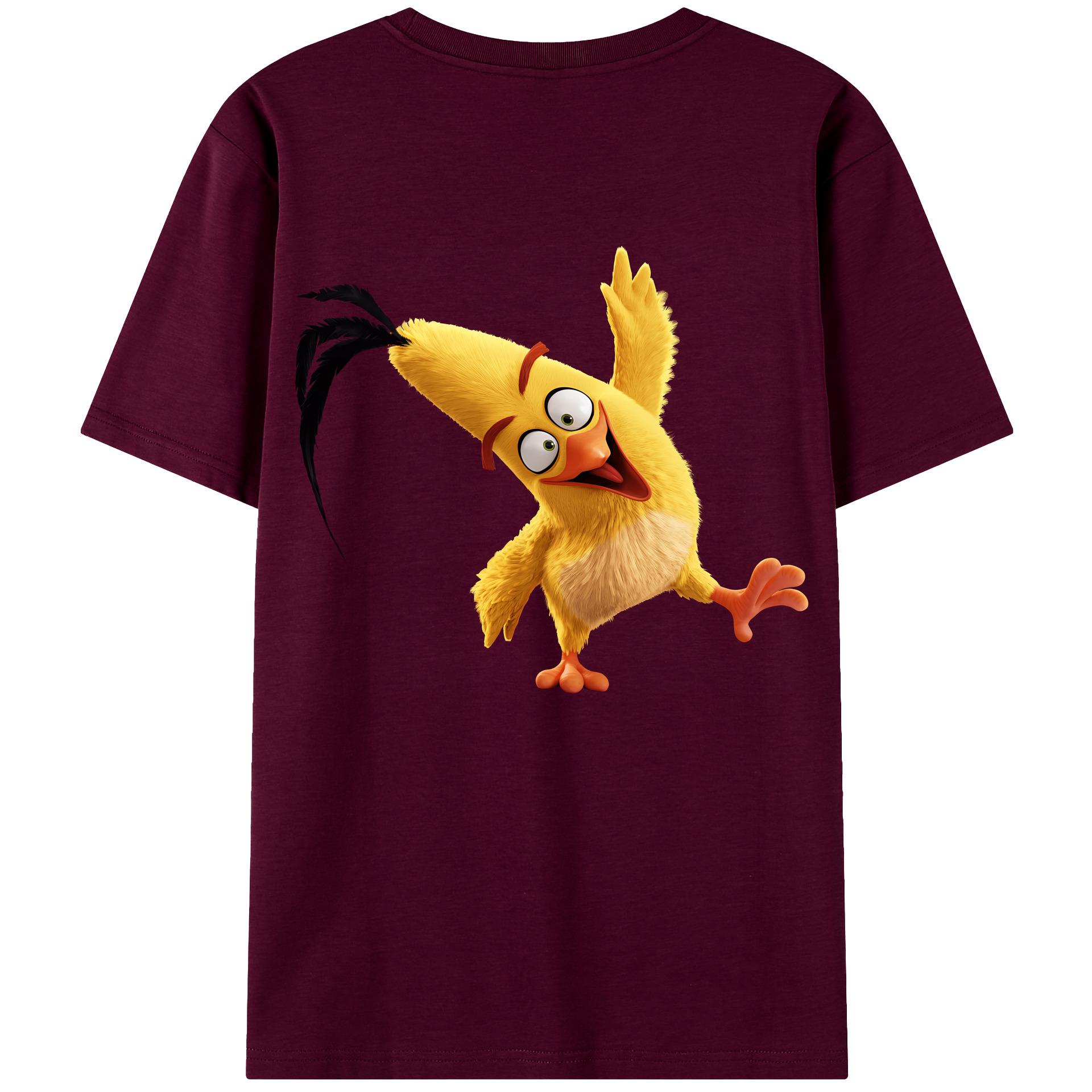 （画像用） Angry Birds アングリーバード レディース半袖Tシャツ(バックプリント)